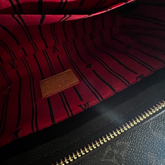 Monogram Canvas Crossbody with Gold Chain and Tan Accent - Picture 4 of 5